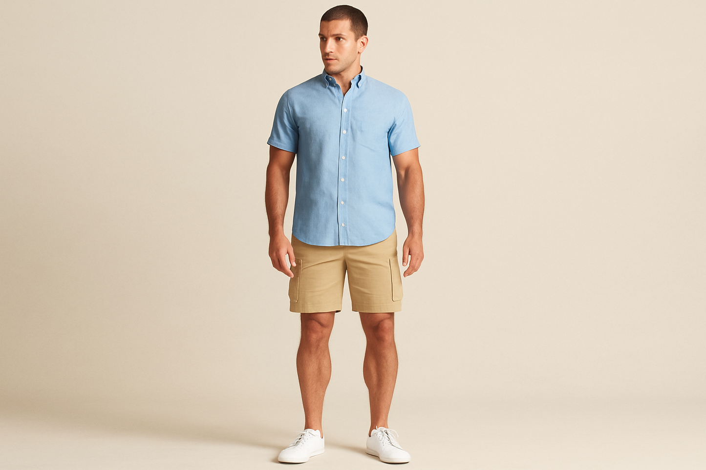 Look casual de fin de semana con shorts