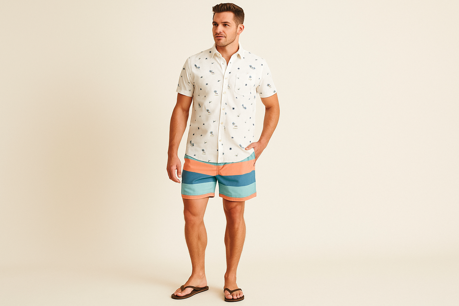 Look casual de fin de semana playero