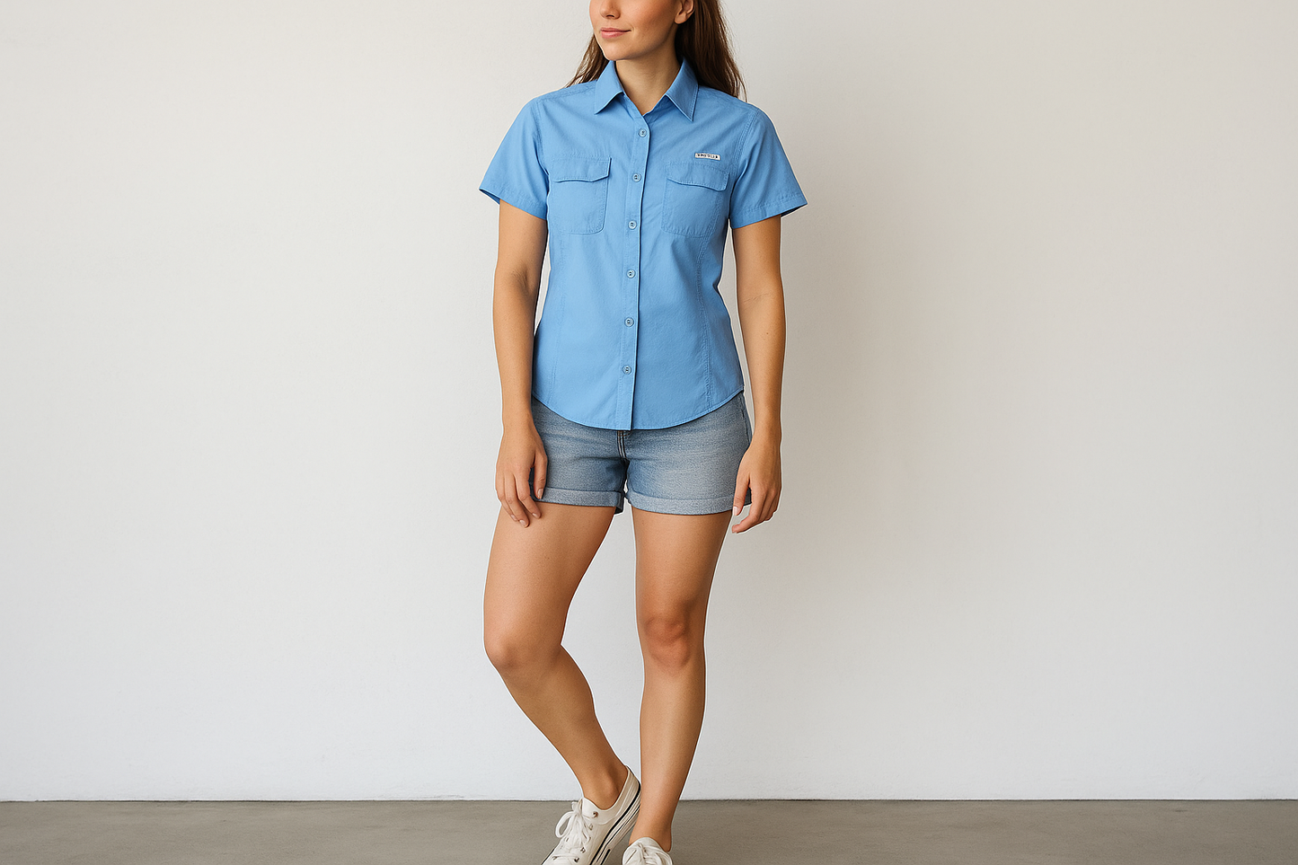 Look casual de verano con shorts de mezclilla