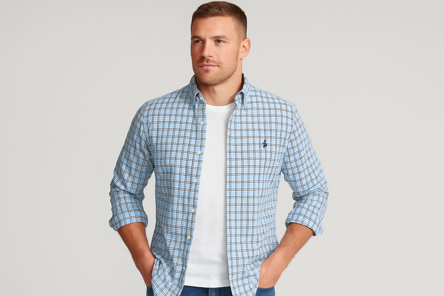 Look casual desabrochado