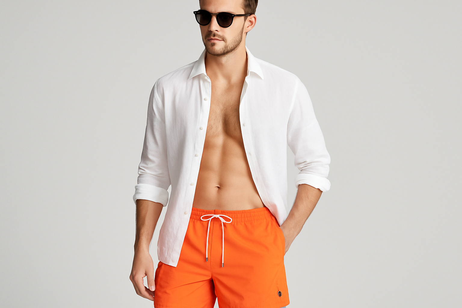 Look casual - Fondo gris claro