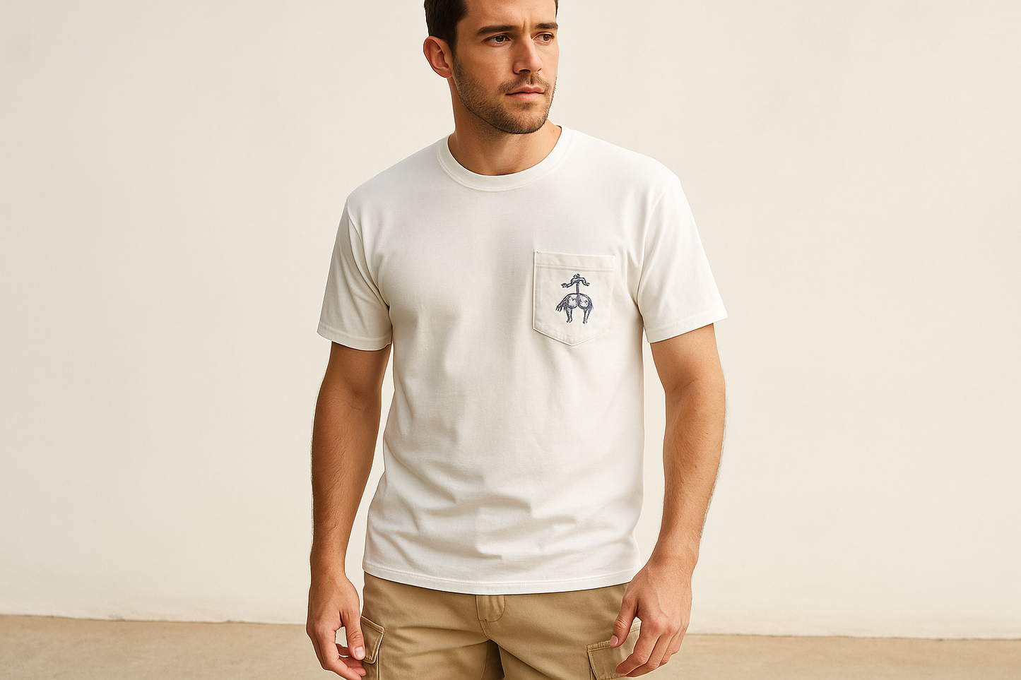 Look casual outdoor con cargo shorts