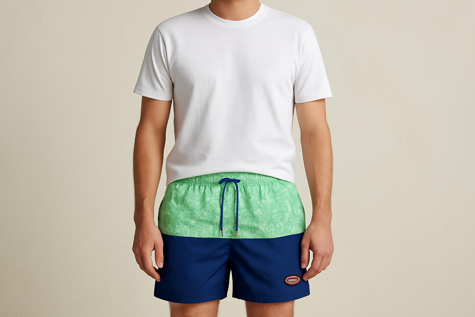 Look con camiseta blanca cuello redondo