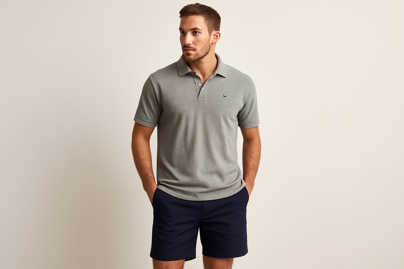 Look deportivo casual con shorts