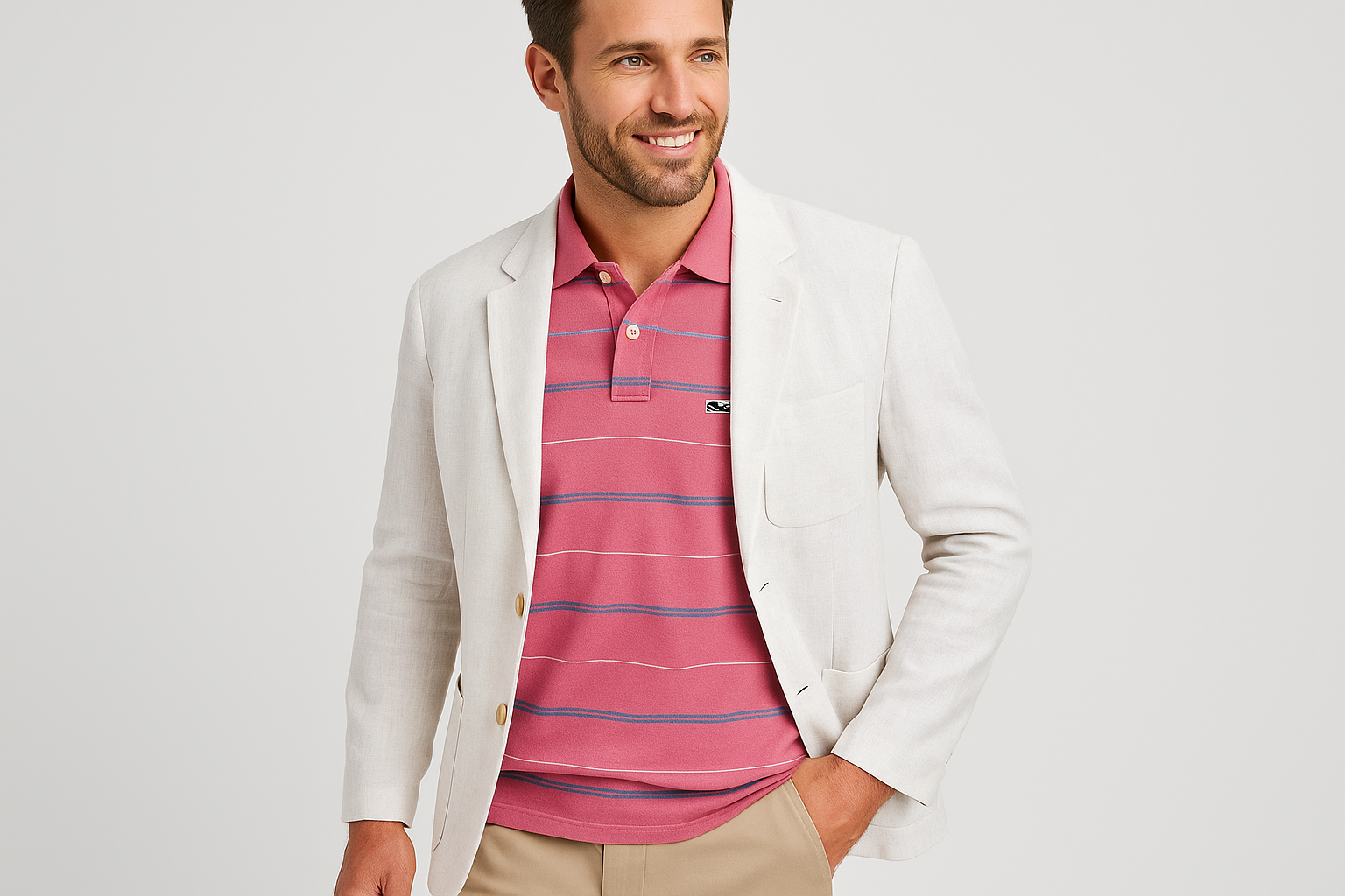 Look elegante con blazer blanco
