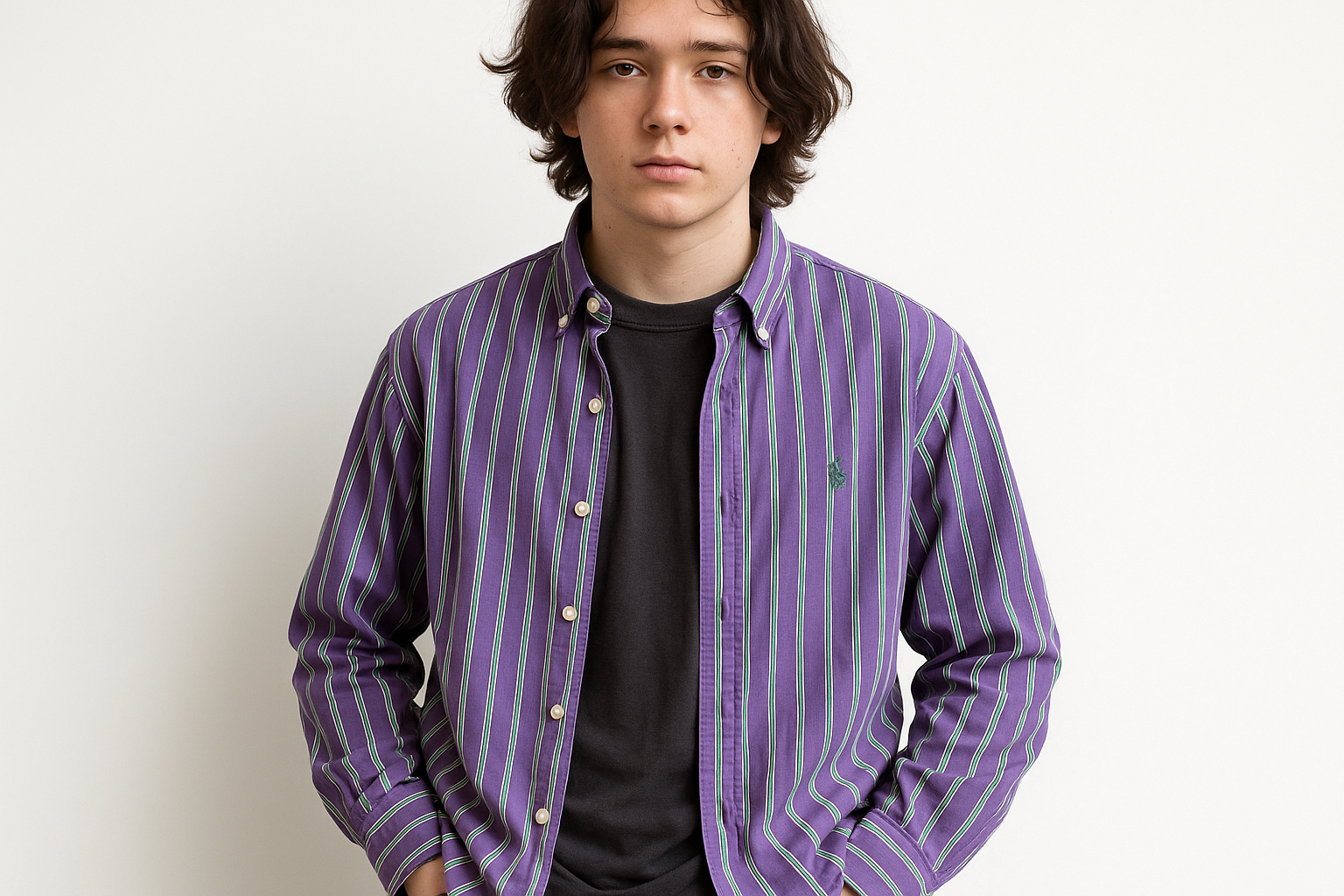 Look grunge con camiseta