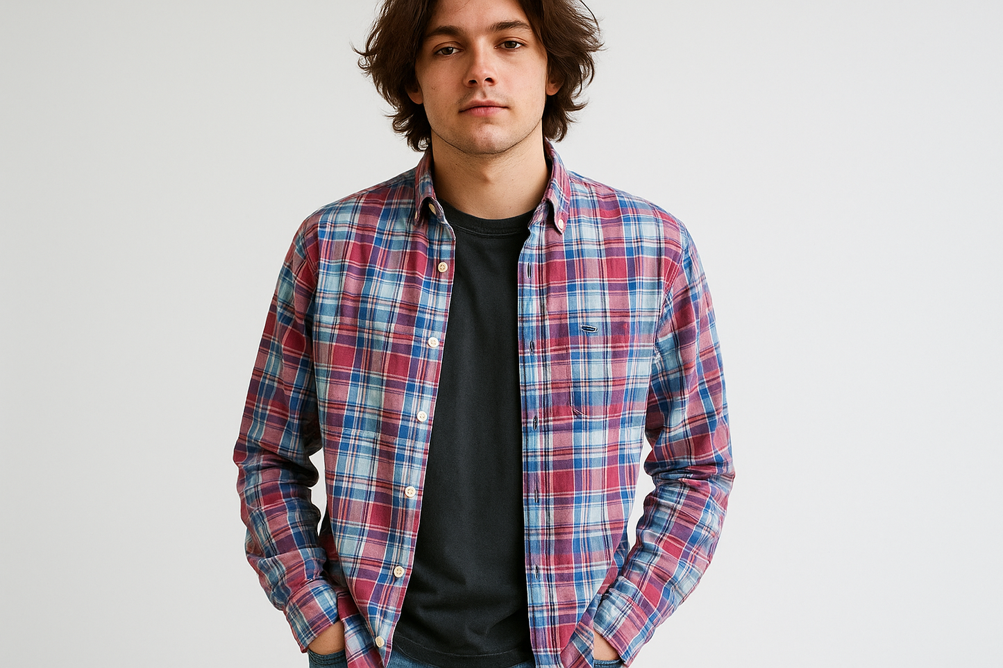 Look grunge con camiseta