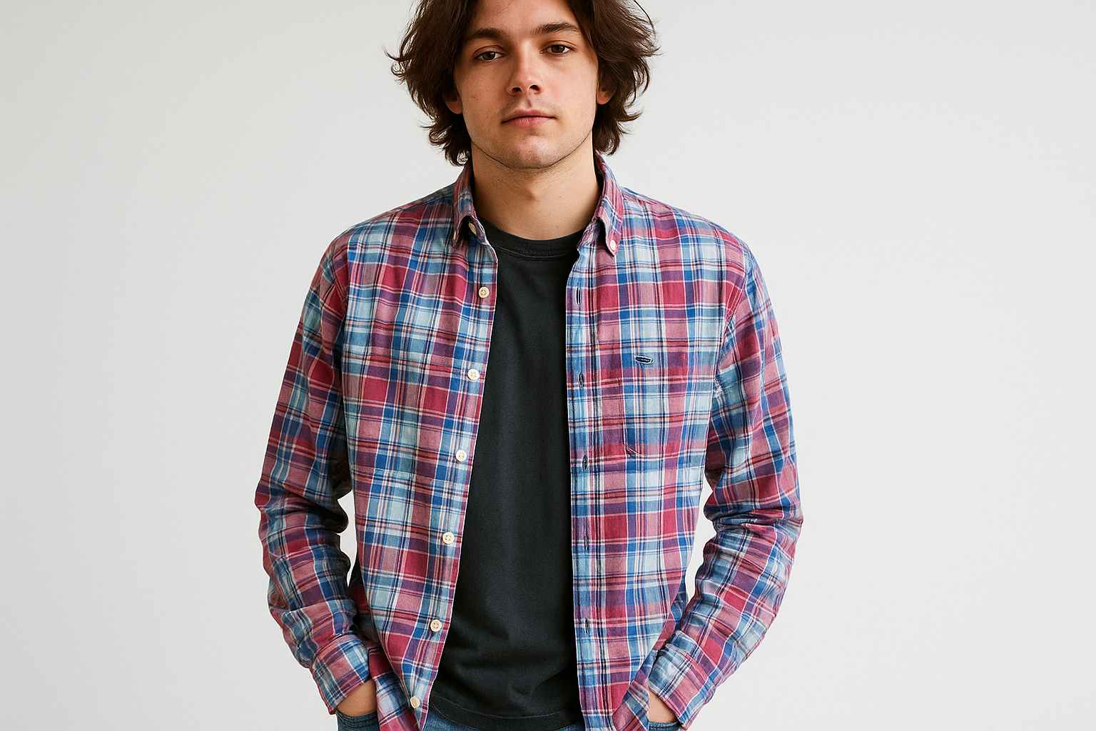 Look grunge con camiseta