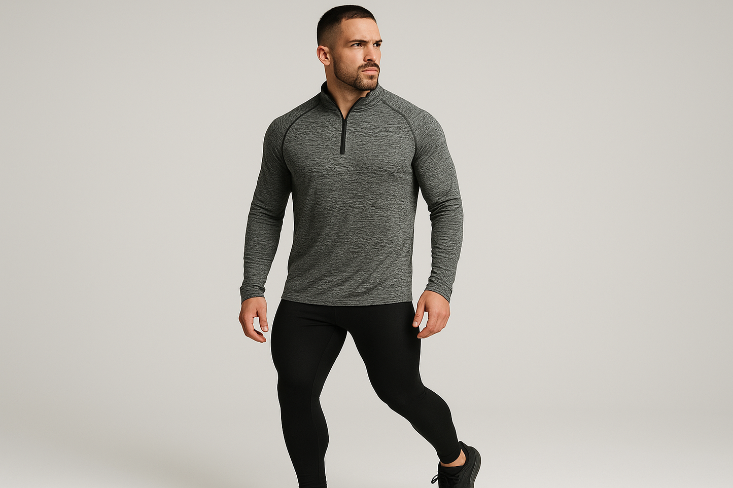 Look gym casual con leggings