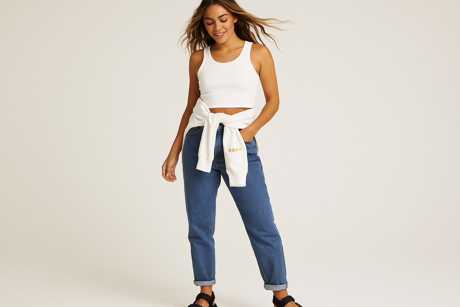 Look informal 4: Casual chic anudado a la cintura