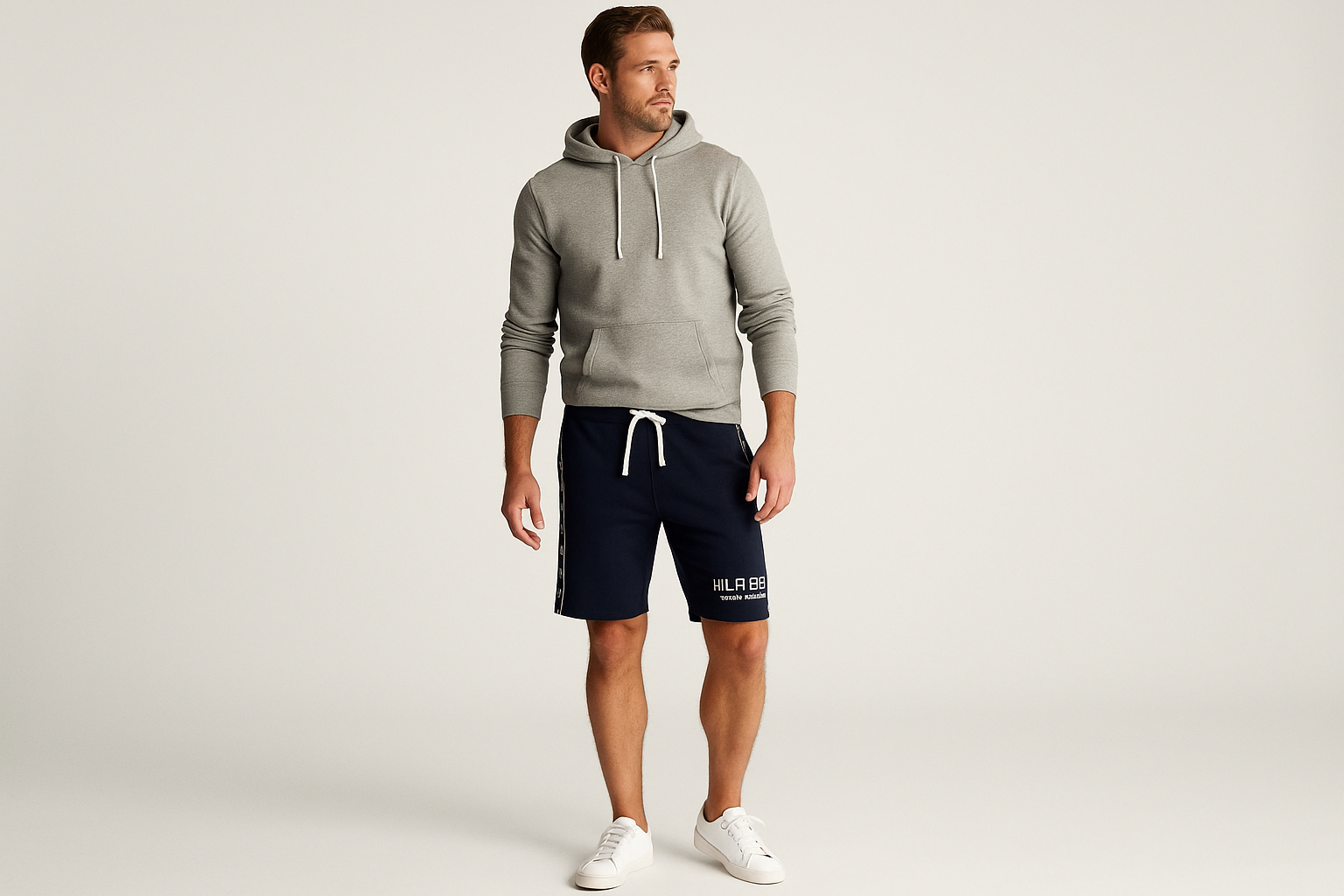 Look informal 6 - Con hoodie y sneakers