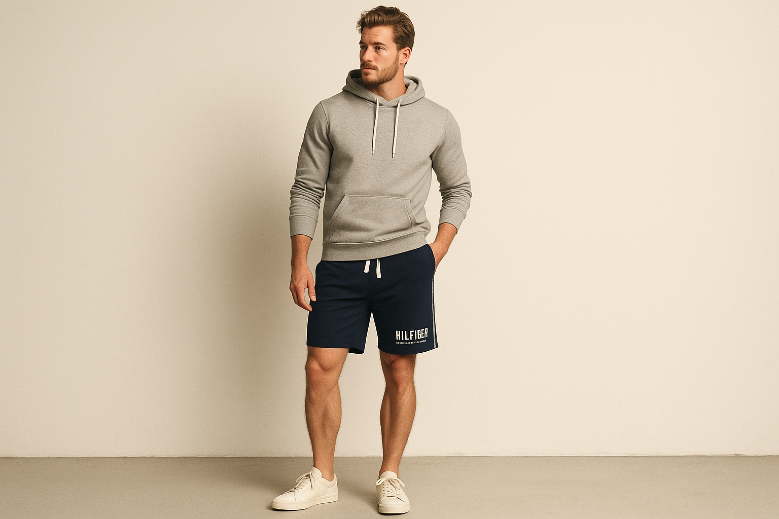 Look informal 6 - Con hoodie y sneakers