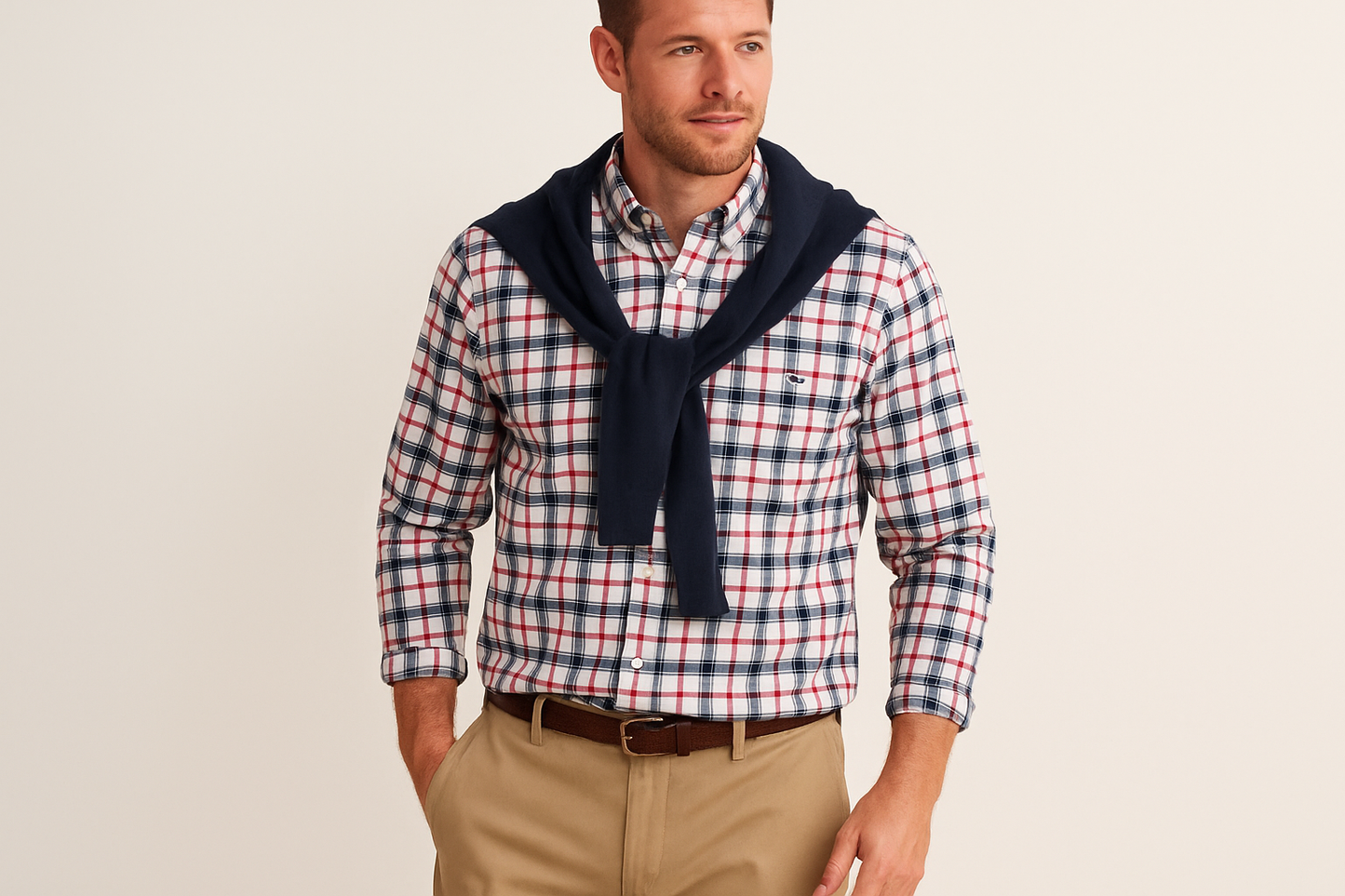 Look layered preppy