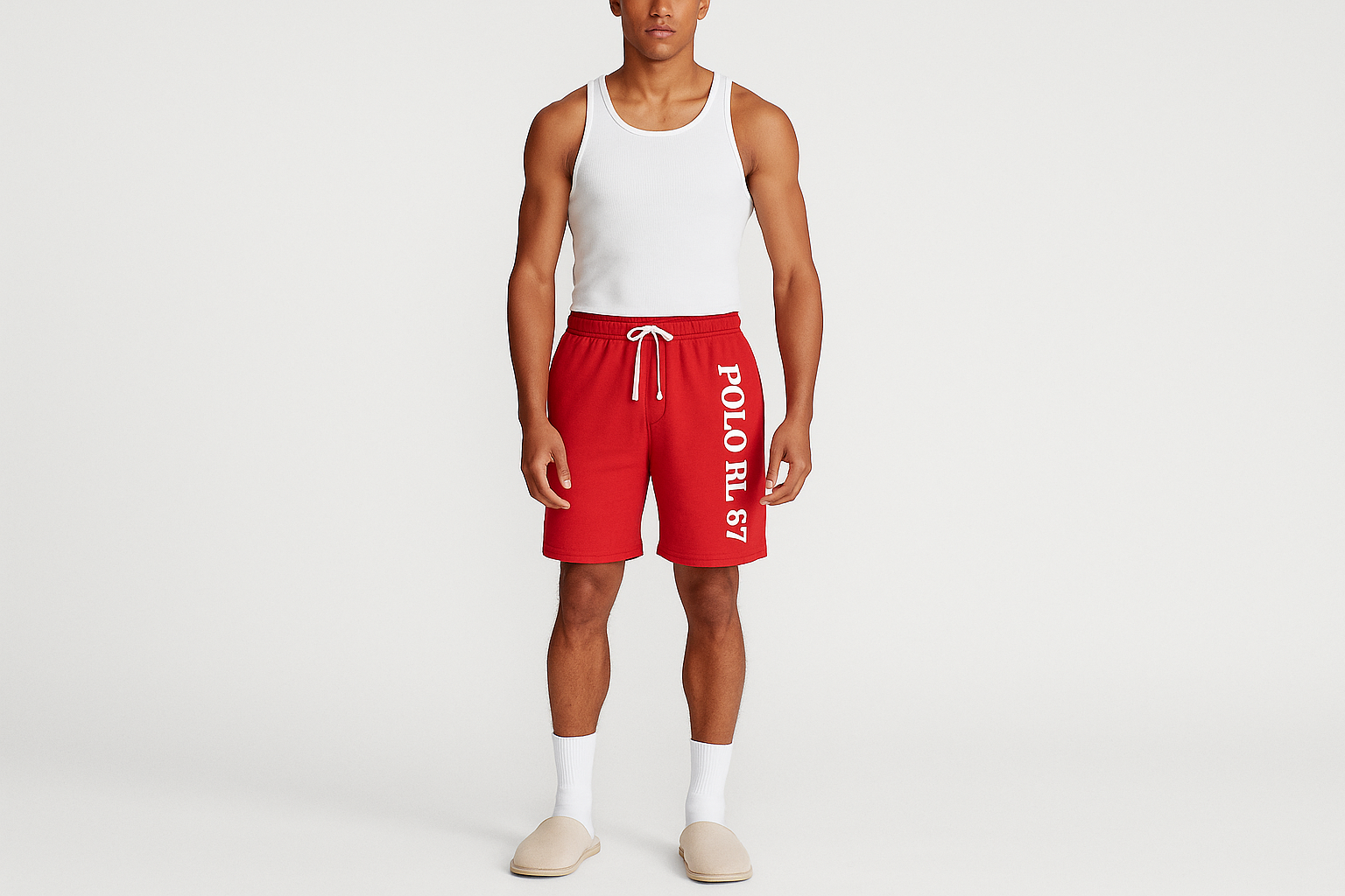 Look lounge casual con cordón blanco