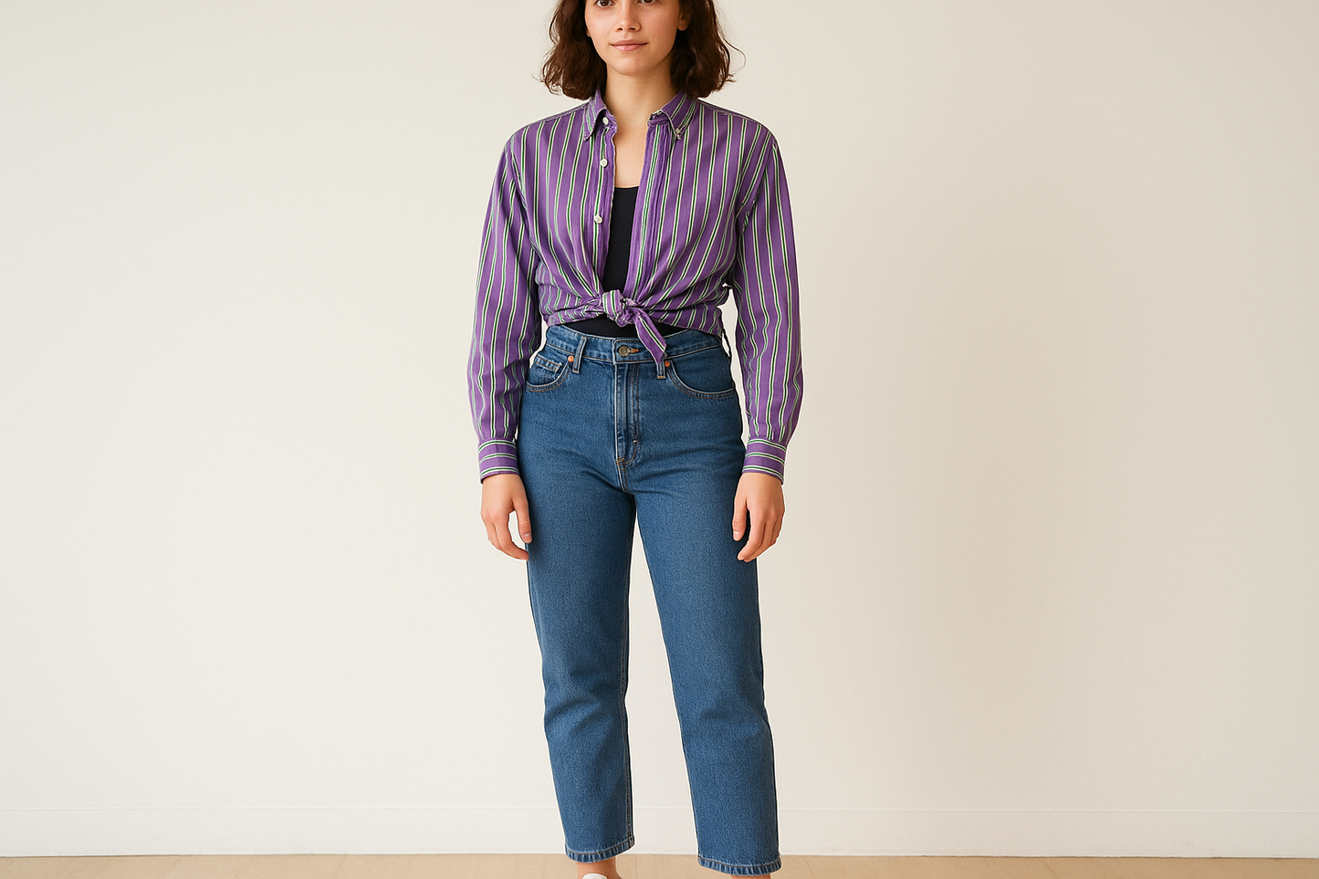 Look moderno anudado