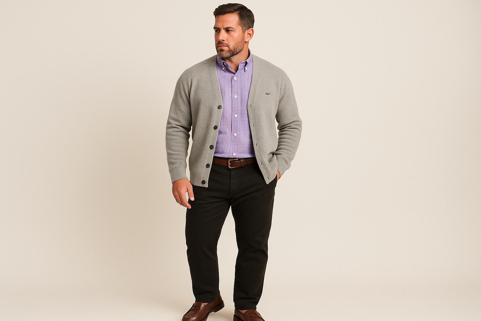 Look otoñal con cárdigan