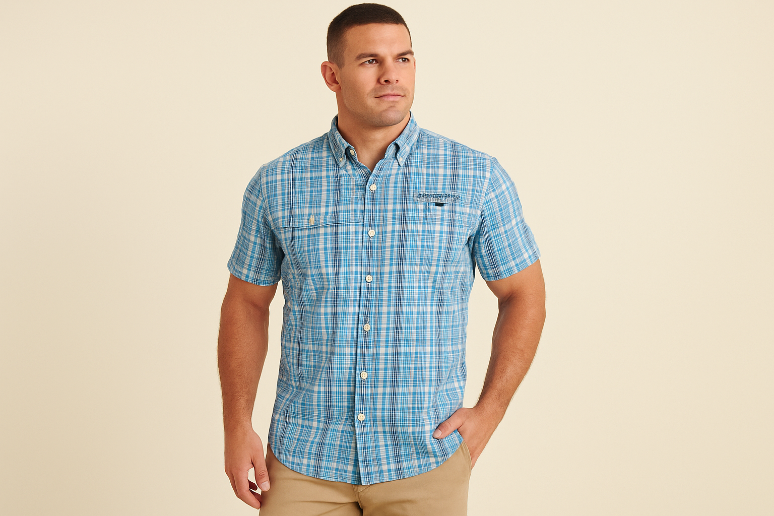 Look preppy casual con khakis