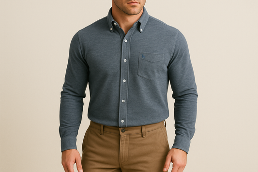 Look preppy casual con khakis