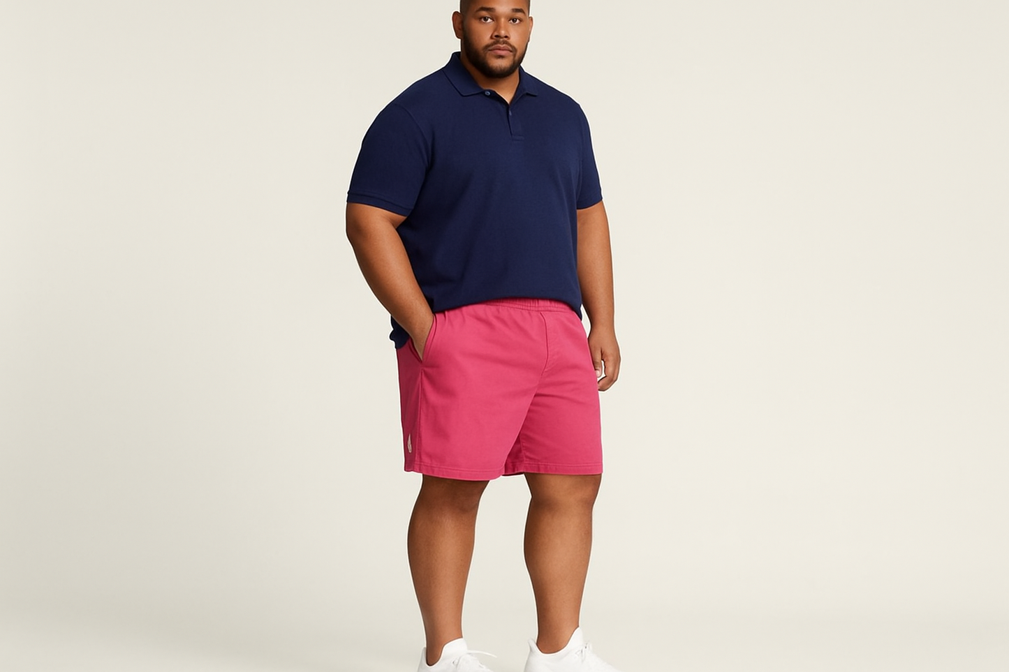 Look preppy con polo navy - logo solo atrás
