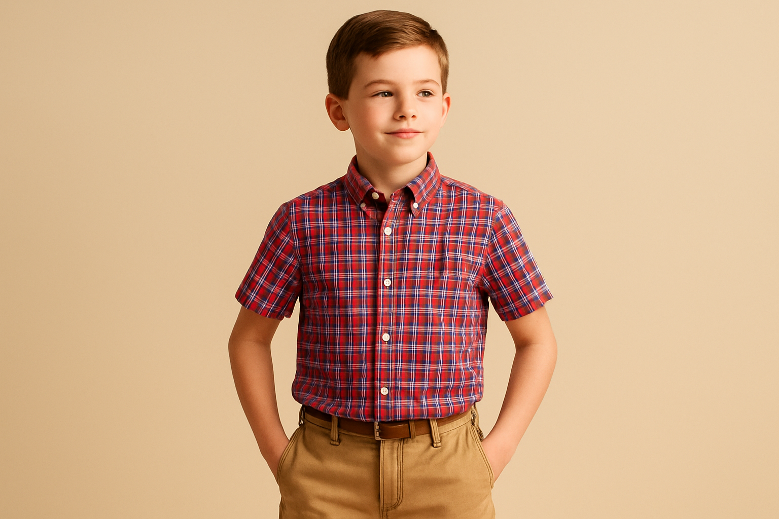 Look preppy con shorts