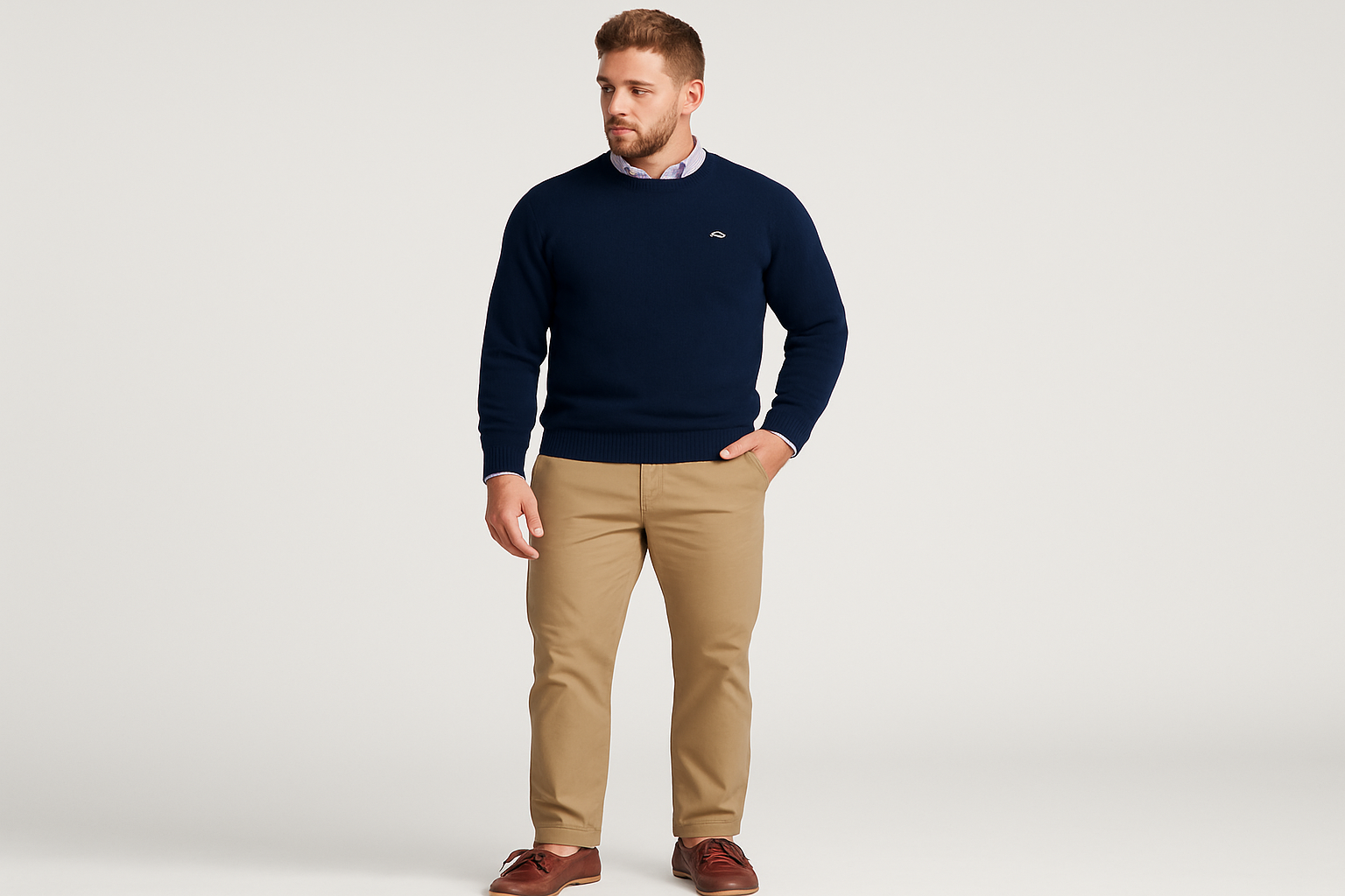 Look preppy con suéter