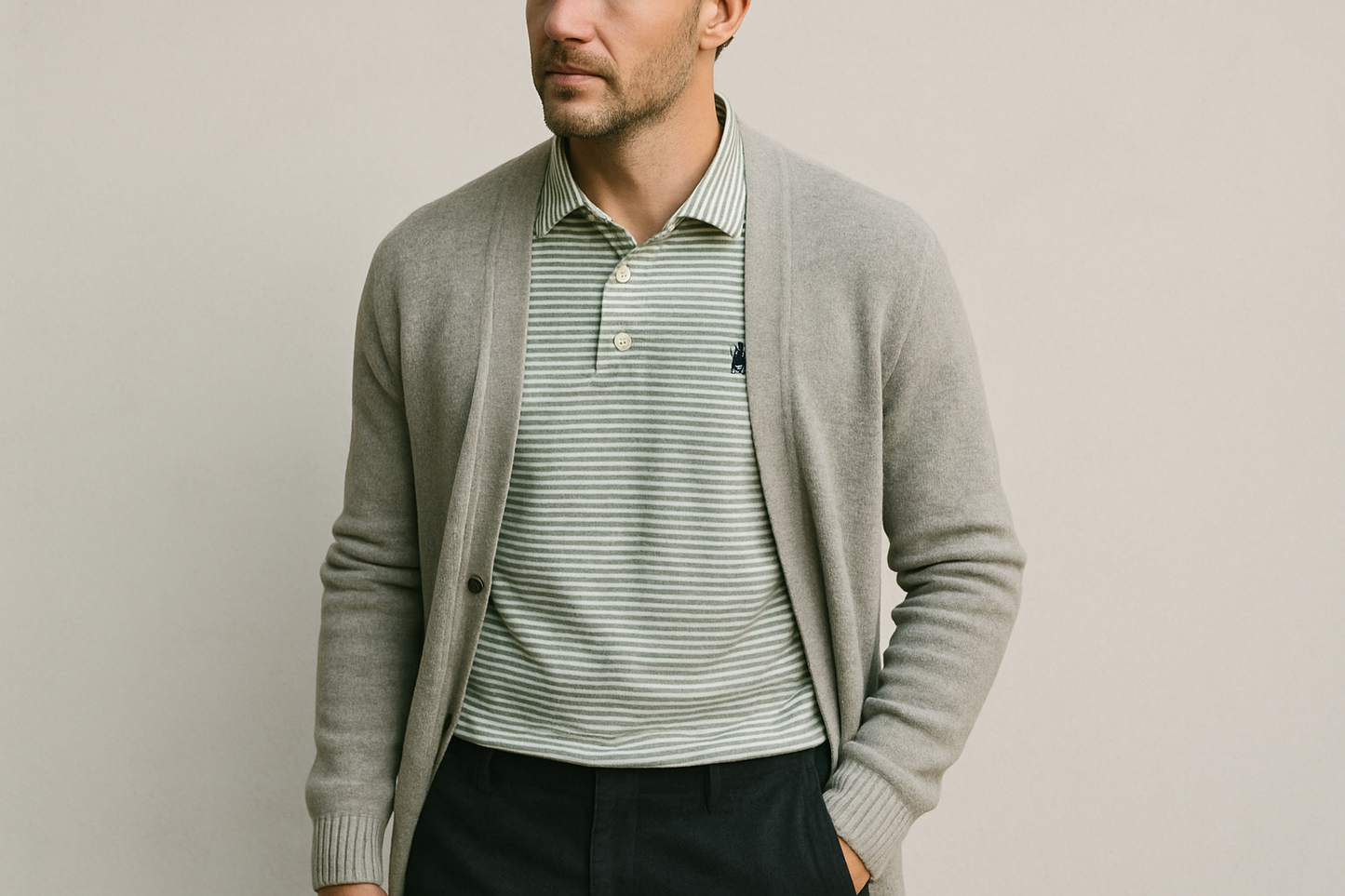 Look smart casual con cardigan