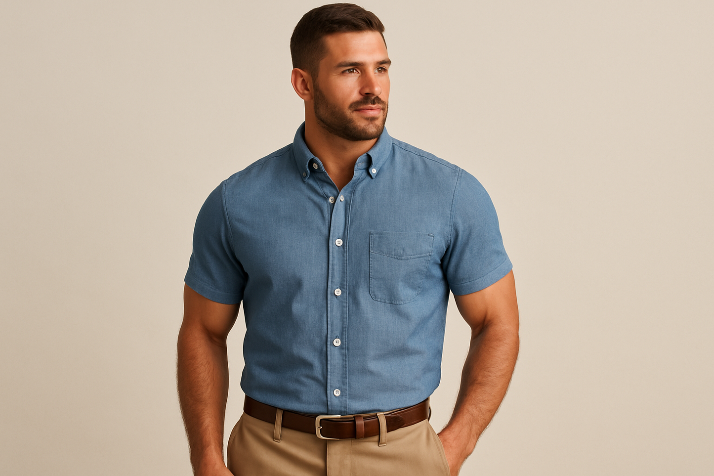 Look smart casual con chinos - color exacto