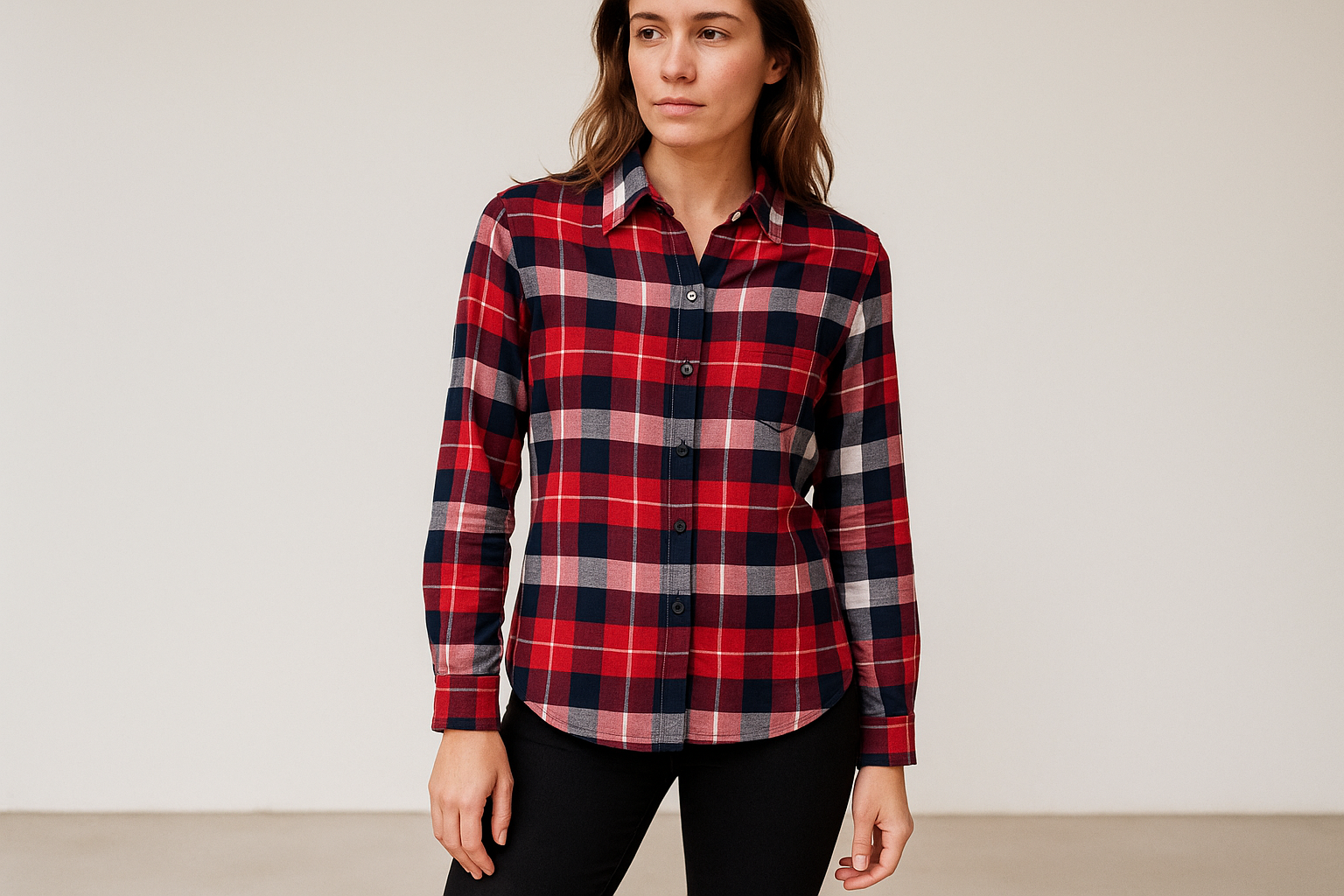 Look smart casual con leggings negros