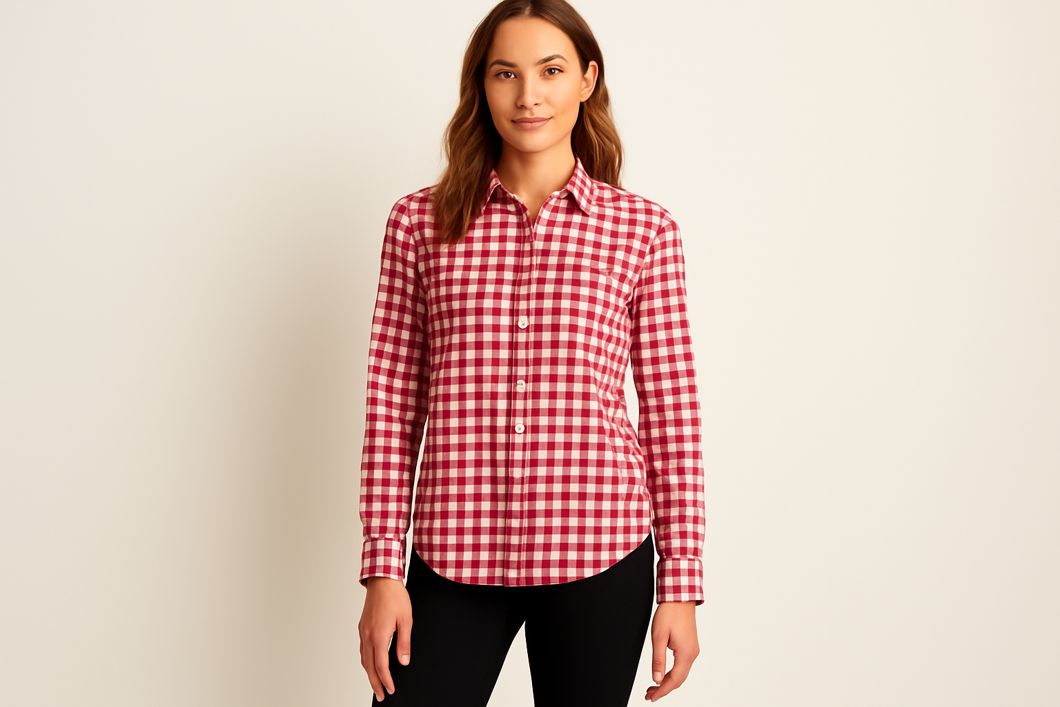 Look smart casual con leggings negros