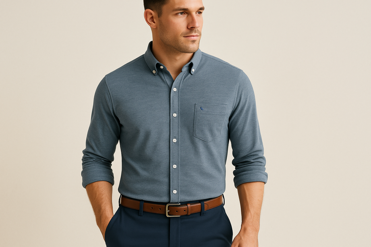 Look smart casual con pantalones de vestir