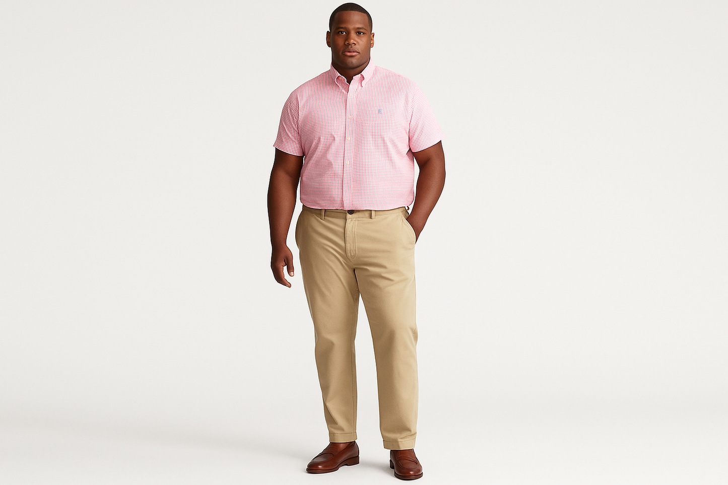 Look smart casual - pantalones khaki y mocasines