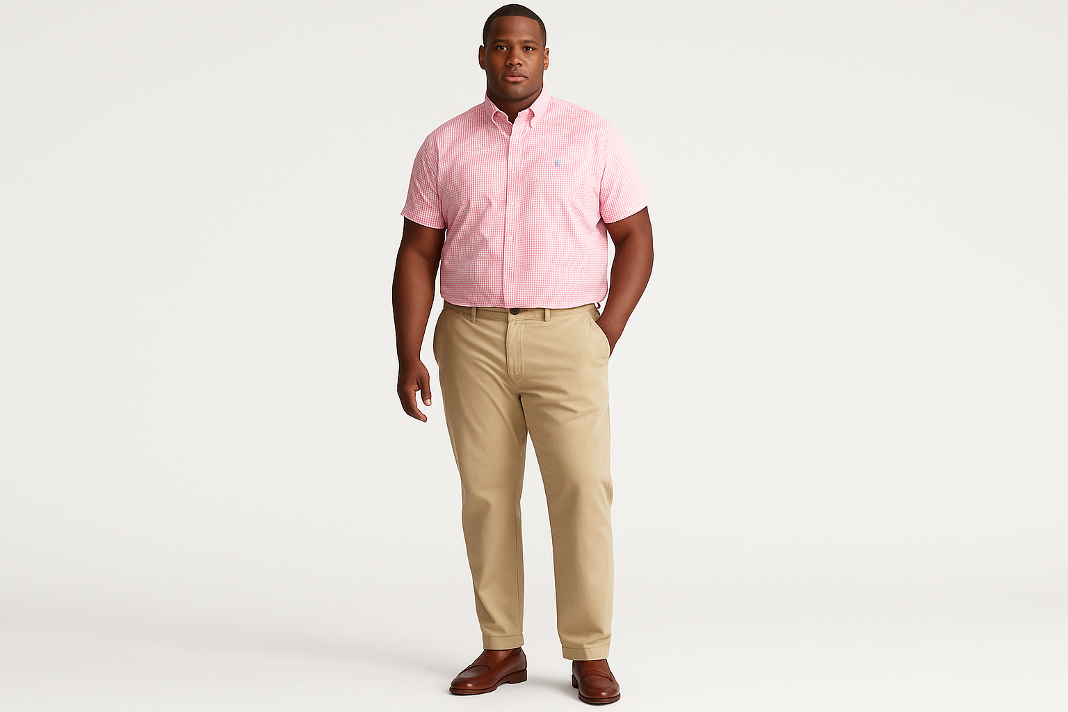 Look smart casual - pantalones khaki y mocasines