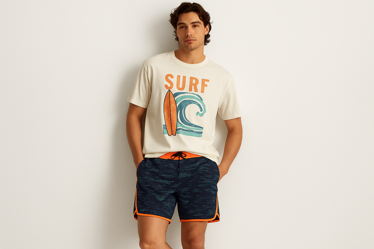 Look surf 3 - Camiseta oversized con gráfico
