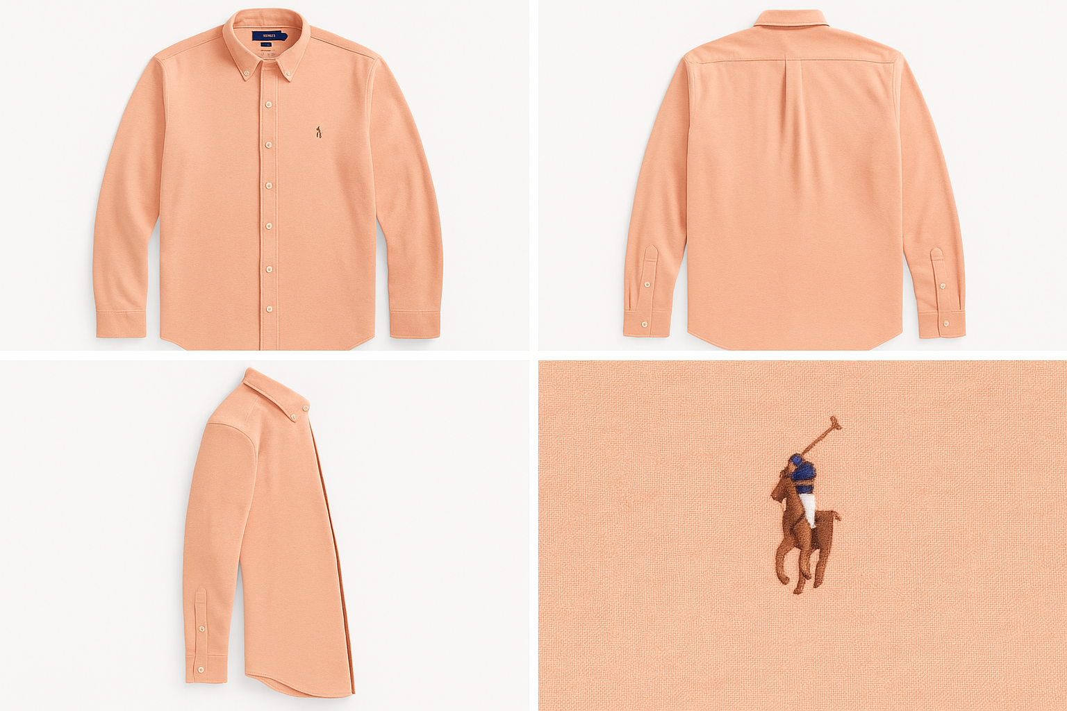 Múltiples vistas de la camisa Ralph Lauren