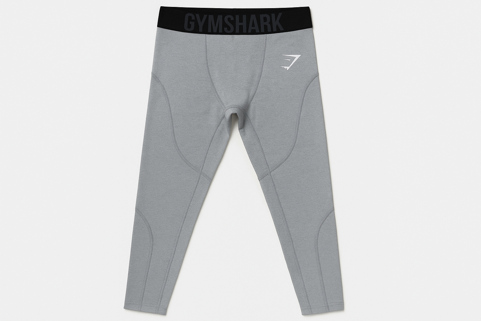 Mallas Gymshark Element - Vista plana con letras negras