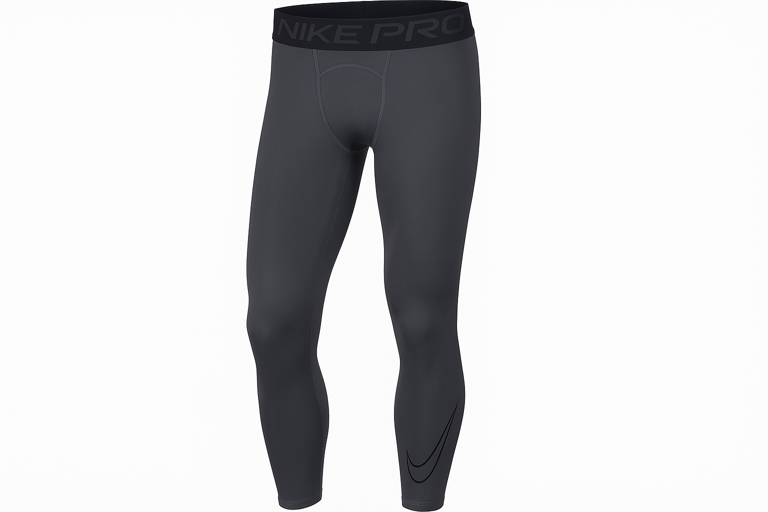 Mallas Nike Pro Dri-FIT con logo más abajo en pierna derecha