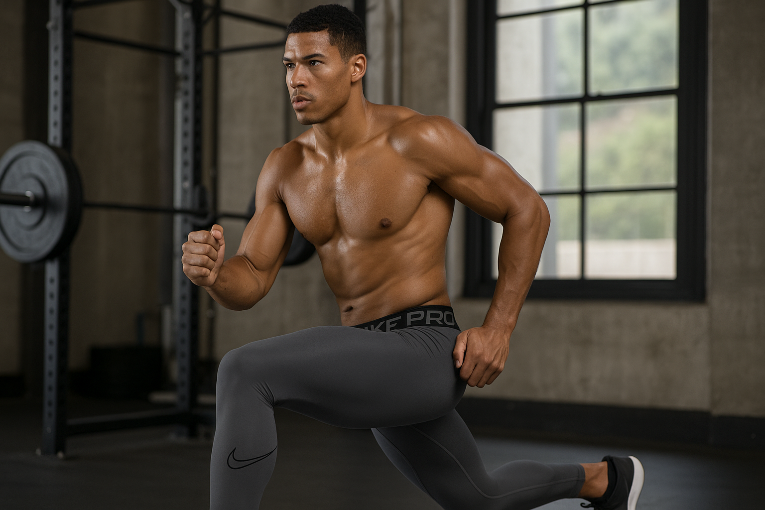 Mallas Nike Pro Dri-FIT - Lifestyle gimnasio con logo silueta