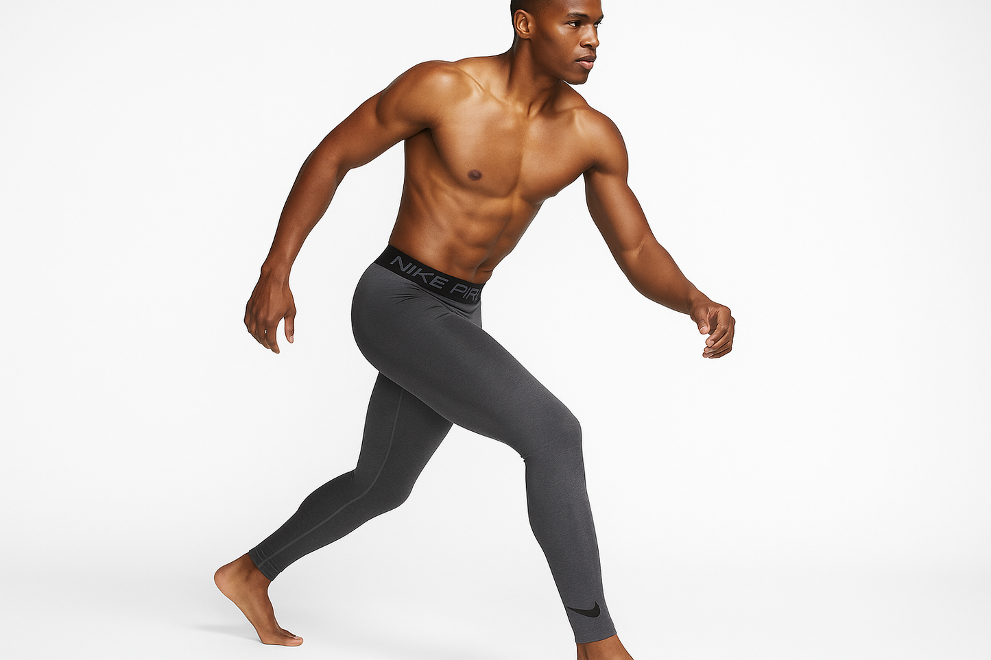 Mallas Nike Pro Dri-FIT - Modelo atlético con especificaciones exactas