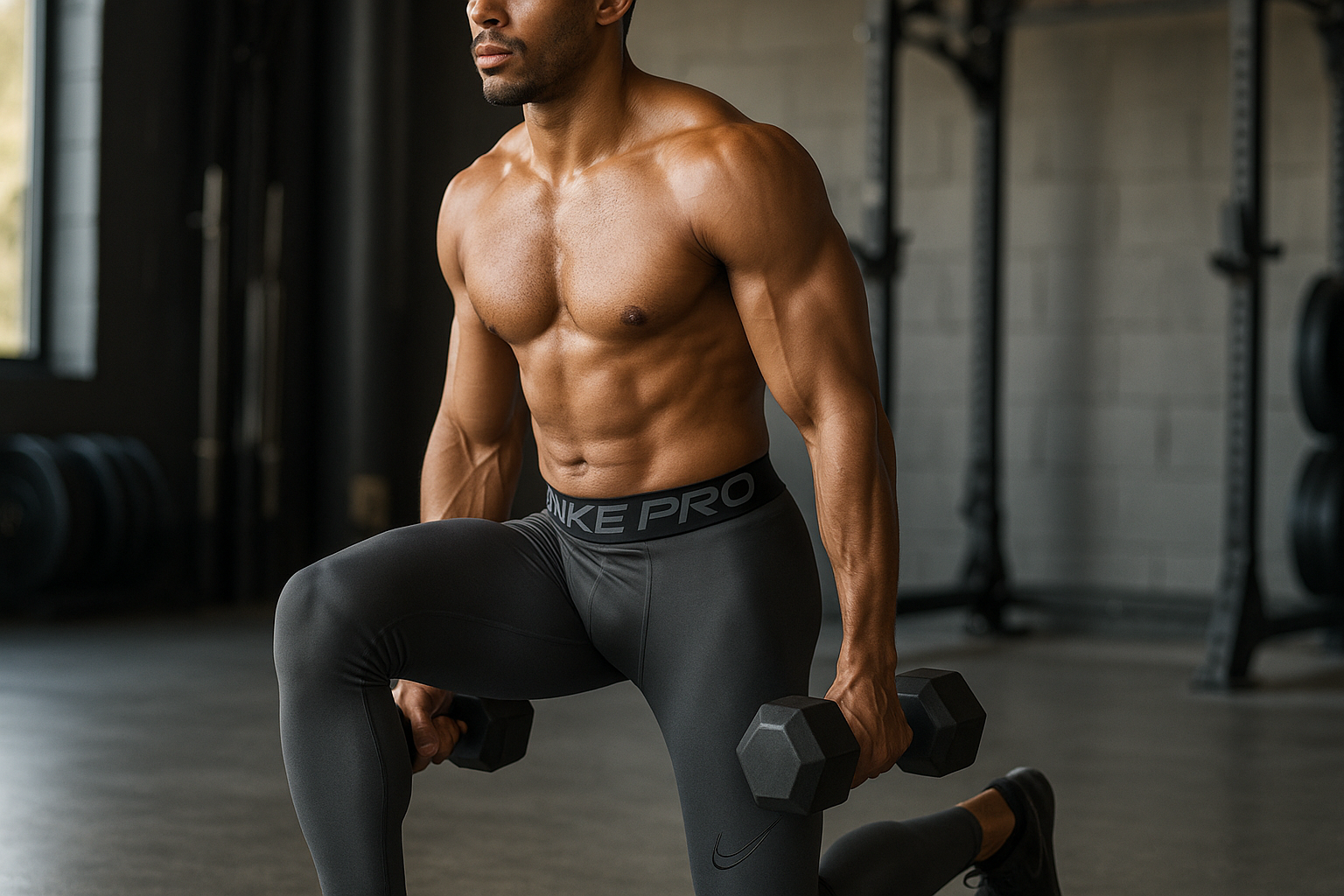 Mallas Nike Pro Dri-FIT - Modelo atlético lifestyle gimnasio