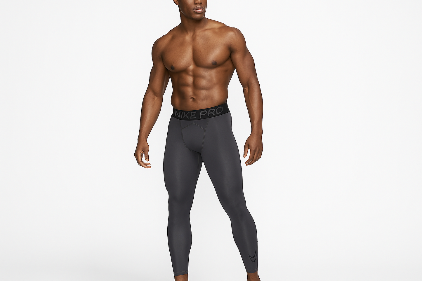 Mallas Nike Pro Dri-FIT - Modelo atlético pose profesional