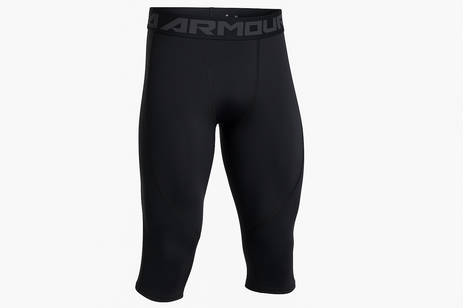 Mallas Under Armour HeatGear 3/4 sin logo visible de frente