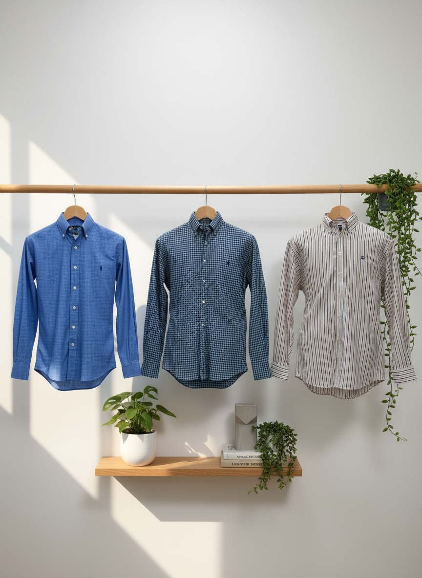 Marketing Perchero Camisa Blanca