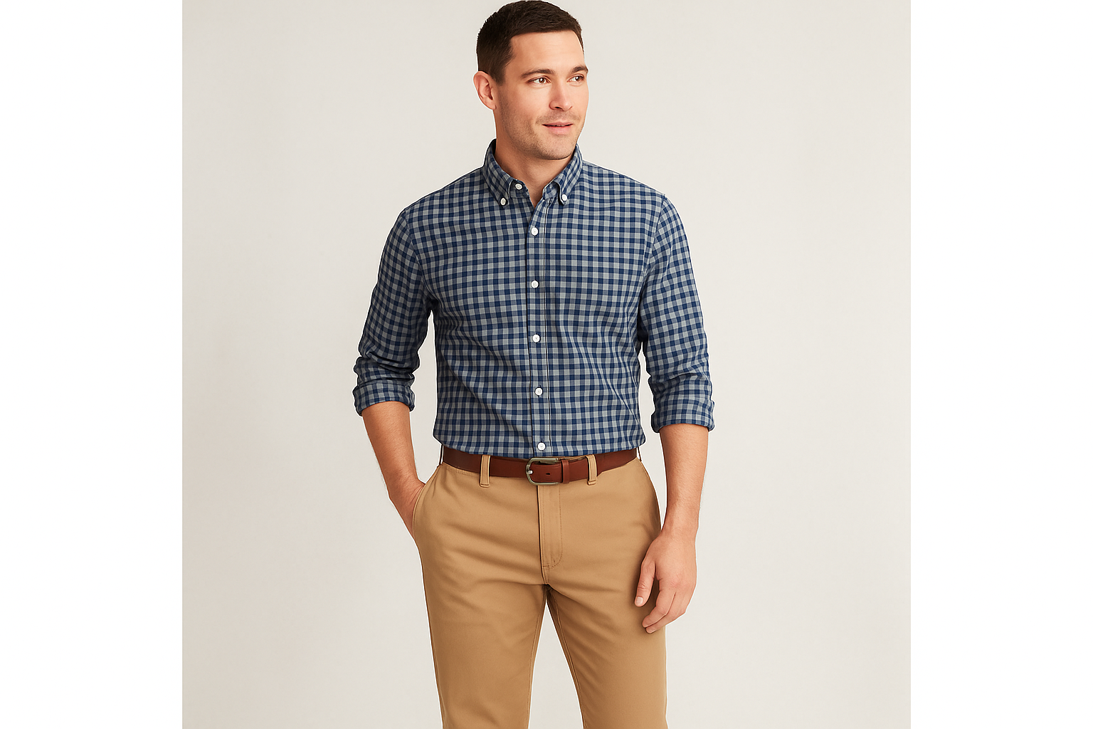 Modelo atlético - Business casual sin logo