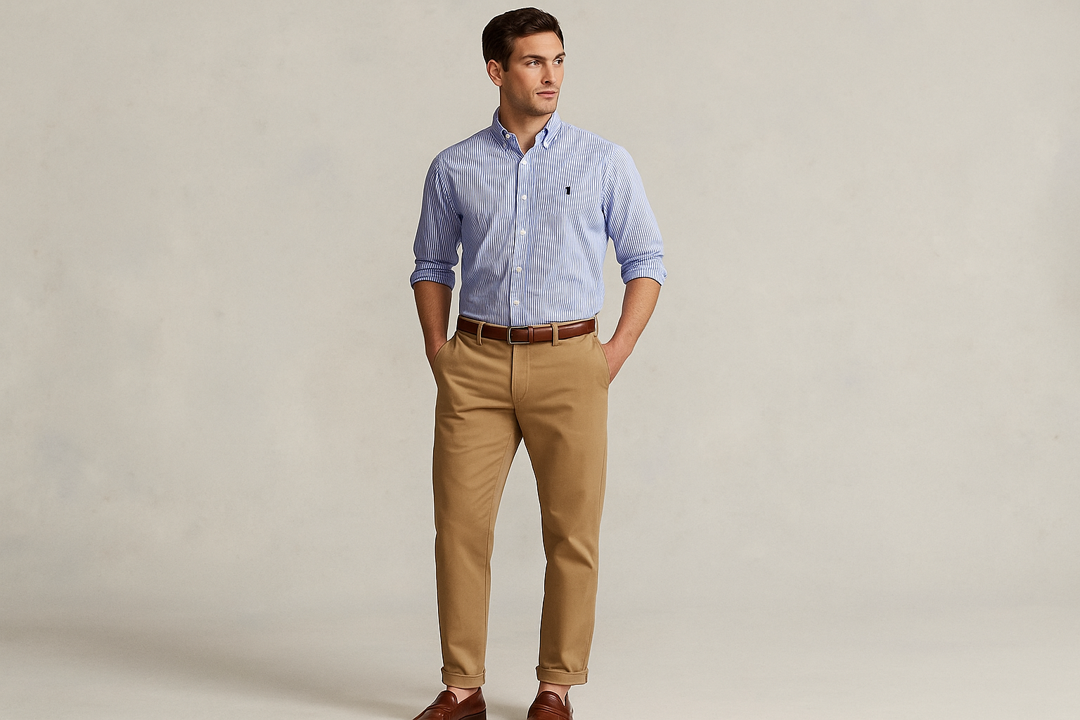 Modelo atlético - Business casual