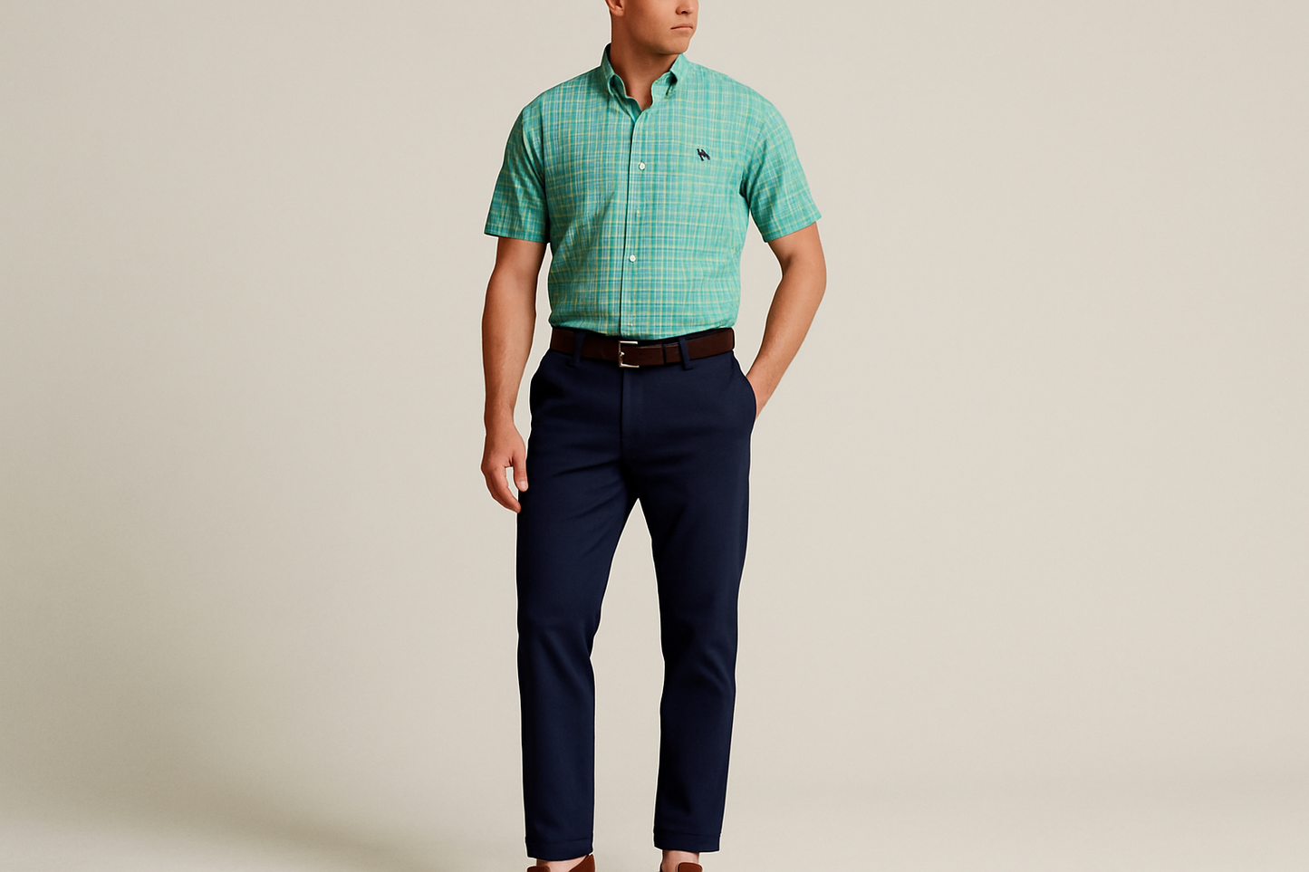 Modelo atlético - Business casual