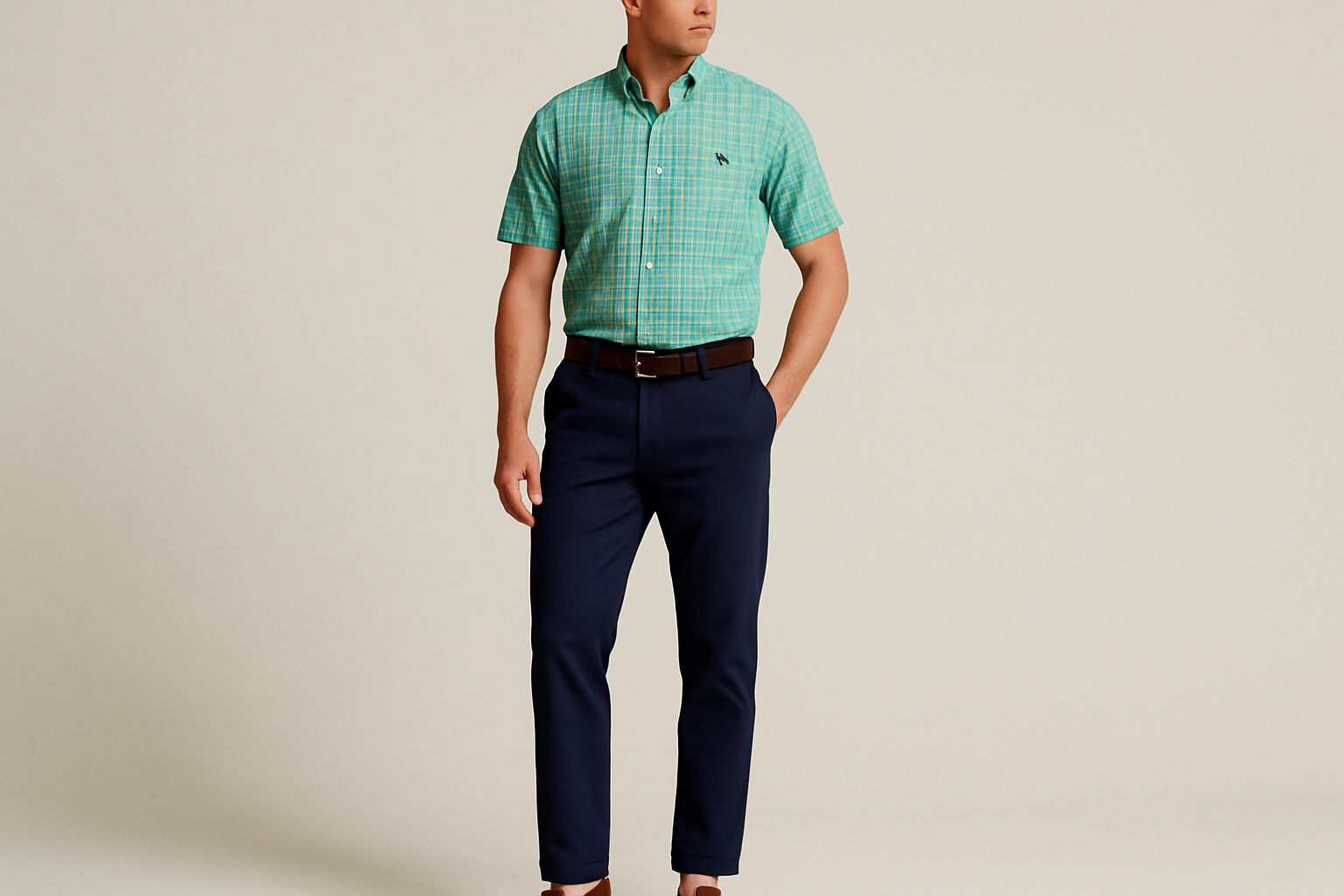 Modelo atlético - Business casual