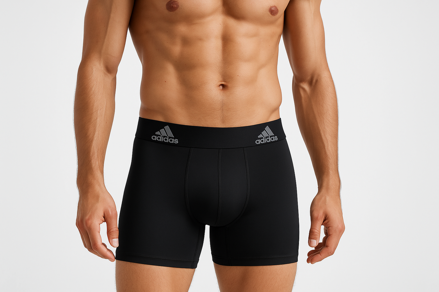 Modelo atlético - close-up 2 logos