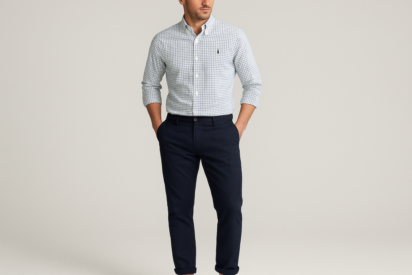 Modelo atlético - Look casual preppy