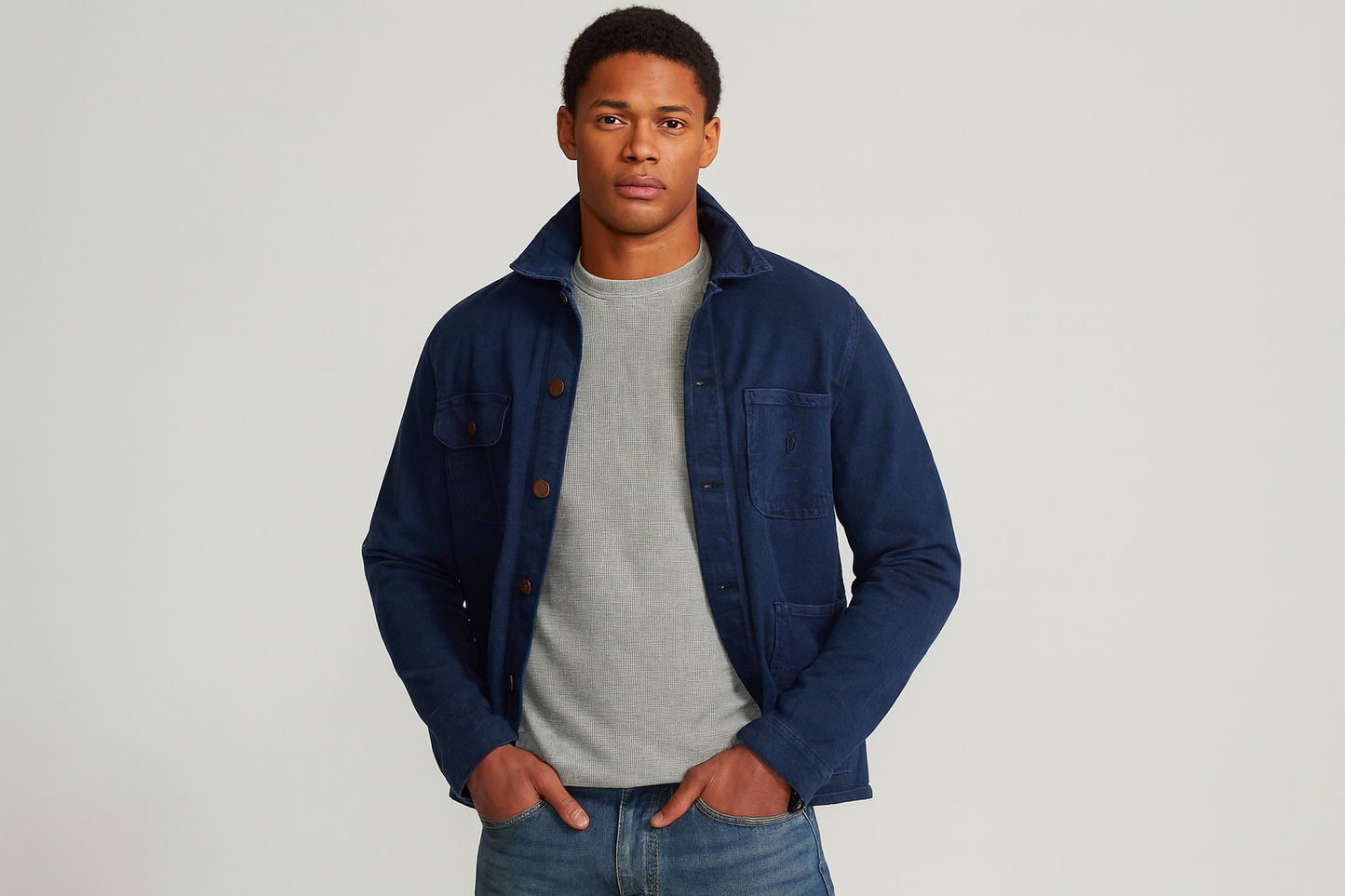 Modelo atlético - Look con chaqueta