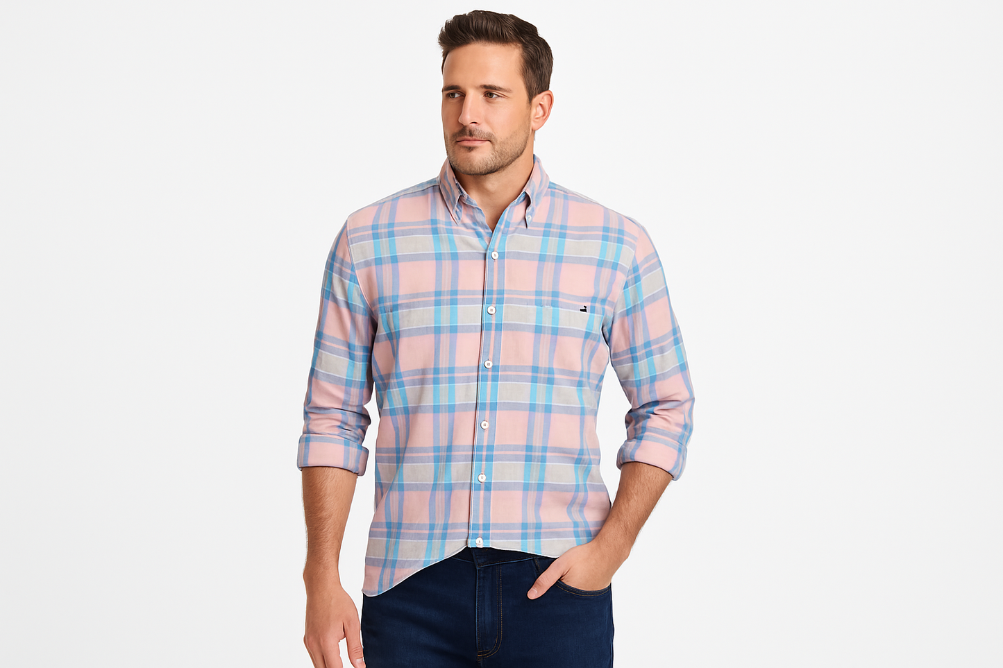 Modelo Atlético - Mangas Enrolladas